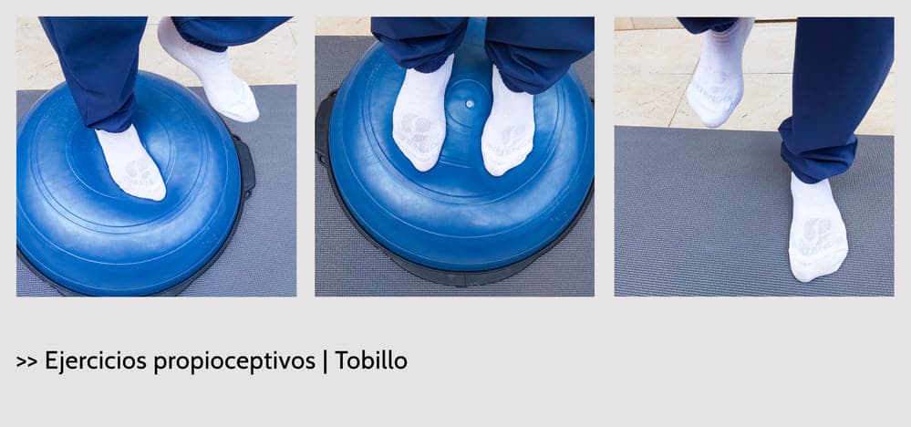 ejercicios propioceptivos tobillo